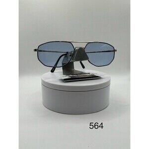 True Vintage Oversize Sunglasses | NOS | Double Bar Style Blue Lens Oleg Cassini